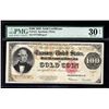 Image 1 : 1922 $100 Gold Certificate Note PMG VF 30EPQ