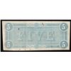 Image 2 : 1864 $5 The Confederate States of America Note