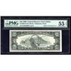 Image 1 : 1990 $10 Federal Reserve Note Dallas ERROR Offset Printing PMG AU 55EPQ