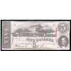 Image 1 : 1863 $5 The Confederate States of America Note