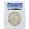 Image 1 : 1896 $1 Morgan Silver Dollar Coin PCGS MS63