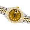 Image 2 : Ladies Two-Tone Rolex Datejust Watch with Diamond Bezel & Dial