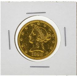 1892 $10 Liberty Head Eagle Gold Coin