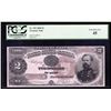 Image 1 : 1890 $2 Treasury Coin Note PCGS XF45