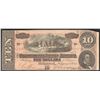 Image 1 : 1864 $10 The Confederate States of America Note