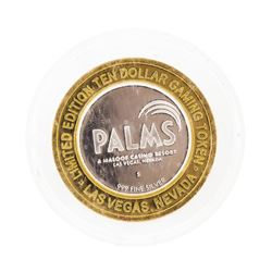 .999 Silver Palms Casino Resort Las Vegas, NV $10 Casino Limited Edition Gaming