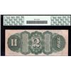 Image 2 : 1869 $2 Legal Tender Rainbow Note PCGS F15 Apparent