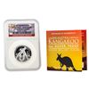 Image 1 : 2010P $1 Australia Kangaroo High Relief Silver Coin NGC PF70 Ultra Cameo