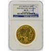 Image 1 : 2012 $50 American Buffalo Gold Coin Early Release NGC MS70