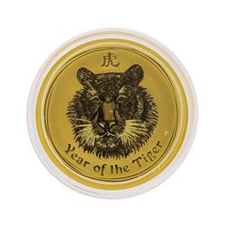 2010 $100 Australia Gold Lunar Year of the Tiger Gold Coin