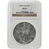 Image 1 : 2002 $1 American Silver Eagle Coin NGC Graded MS69