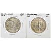 Image 1 : 1945-D & 1946-D Walking Liberty Half Dollar Silver Coins