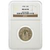 Image 1 : 1930 Standing Liberty Silver Quarter NGC MS64 Full Head