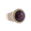 Image 1 : 14KT Yellow Gold 17.29ct. Star Ruby and Diamond Ring