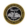Image 2 : .999 Silver Flamingo Hilton Laughlin, NV $10 Casino Gaming Token Limited Edition
