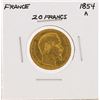 Image 1 : 1854-A 20 Francs France Gold Coin