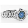 Image 3 : Womens Rolex Stainless Steel Diamond and Sapphire Datejust Wristwatch