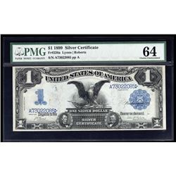 1899 $1 Black Eagle Silver Certificate Note PMG 64 Choice Uncirculated