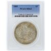 Image 1 : 1889 $1 Morgan Silver Dollar Coin PCGS MS63