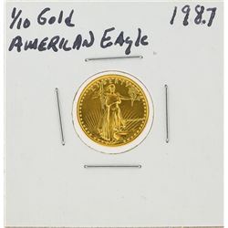 1987 $5 1/10oz American Gold Eagle Coin