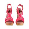 Image 2 : Authentic Louis Vuitton Vernis  Wedges Pink Rose Pop Shoes