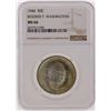 Image 1 : 1946 Half Dollar Booker T Washington Commemorative Coin NGC Graded MS66