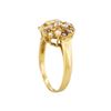 Image 3 : 14KT Yellow Gold .50ctw Diamond Cluster Ring