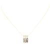 Image 2 : 14KT Yellow Gold 1.30ctw Diamond Pendant with Chain