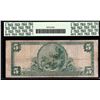 Image 2 : 1902 $5 Plain Back Grand Rapids National City Bank Note PCGS F12