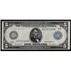 Image 1 : 1914 $5 Large Size Federal Reserve Note