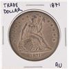 Image 1 : 1871 $1 Seated Liberty Silver Dollar Coin AU