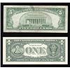 Image 2 : STAR Note Pack of (1) 2003A $1 Federal Reserve Note & (1) 1963 $5 Legal Tender N