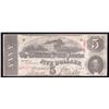 Image 1 : 1863 $5 The Confederate States of America Note