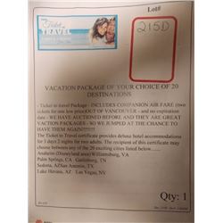 VACATION PACKAGE TO MEXICO -Puerto Vallarta & MEXICO - Puerto Vallarta & Cancun Package - INCLUDES C