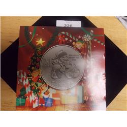 COIN - 2013 Santa Claus design $20.00 Silver coin 0.9999 silver, Royal Canadian Mint, sealed with in