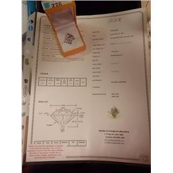 STAMPED 925 SILVER DIAMOND RING, 0.27CT CENTER WEIGHT, 0.27CT CENTER WEIGHT, 7.45 GRAMS, CENTER CUT 