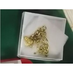 JEWELRY - BRACELET - JUICY COUTURE -BAR BELL CLASP HEART & ANCHOR