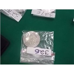 COIN - CANADIAN SILVER $1 - 1971 -CENTENIAL DOLLAR