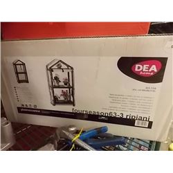 NEW 36" TALL MINI GARDEN GREEN HOUSE - 3 SHELVES
