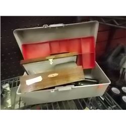 WOOD BOX OF MISC - 2