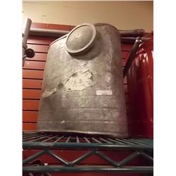 VINTAGE GALVANIZED BACK PACK GARDEN SPRAYER - WITH WAND