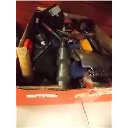 BOX OF ASSORTED TOOLS