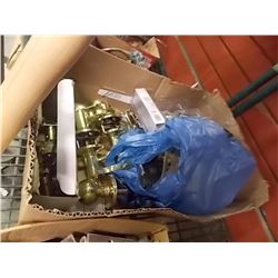 BOX OF DOOR HANDLES