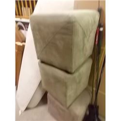 UPHOLSTERED FOOT STOOL -  3 TTL
