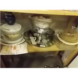 SHELF LOT OF COLLECTABLES AND OTHER