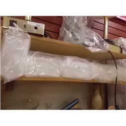 STACKABLE CONTAINERS - 5 PKS OF 4 PER LOT