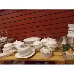 DISHES - 23 PC , TEAPOT AND MORE