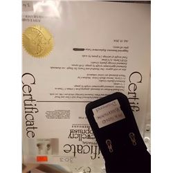 BRACELET - MULTI GEMSTONE AND DIAMONDS IN STERLING SILVER SETTING - DOUBLE LOOP LINKS AND SAFETY CLA