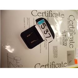 ONE PAIR OF YELLOW GOLD HAND FASHIONED LADIES DROP STYLE, MULTI­COLOURED FANCY SHAPE NATURAL SAPPHIR