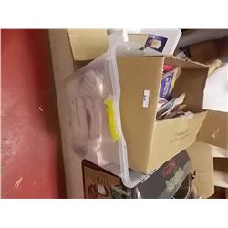 BOX OF STICKERS, BOOKLETS & GAMES